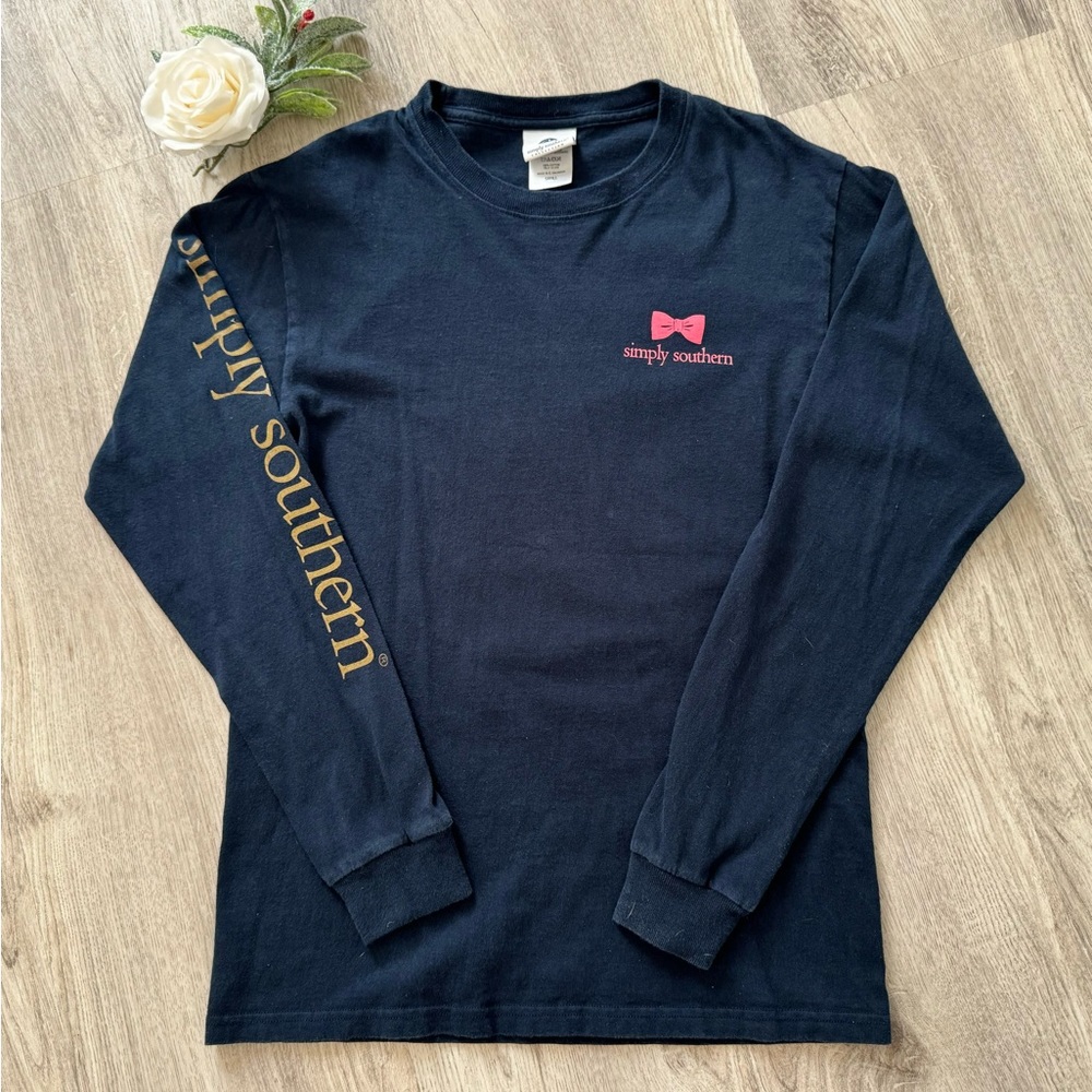 NEW Simply Southern Women's Elephant Ganesha Long Sleeve T Shirt - Size - SMALL - Picture 4 of 6